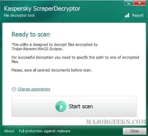 Kaspersky ScraperDecryptor 1.0.1 Download